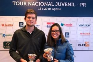 Daniel Celestino e Lauren Grinberg