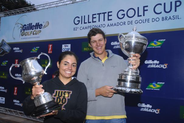 Nathalie Silva e Rafael Becker vencem V Gillette Cup – 82º Campeonato Amador do Brasil
