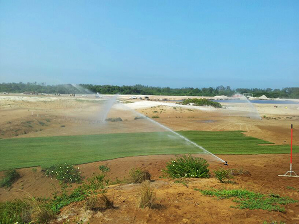 Começa plantio de grama no campo de golfe  dos Jogos Rio 2016