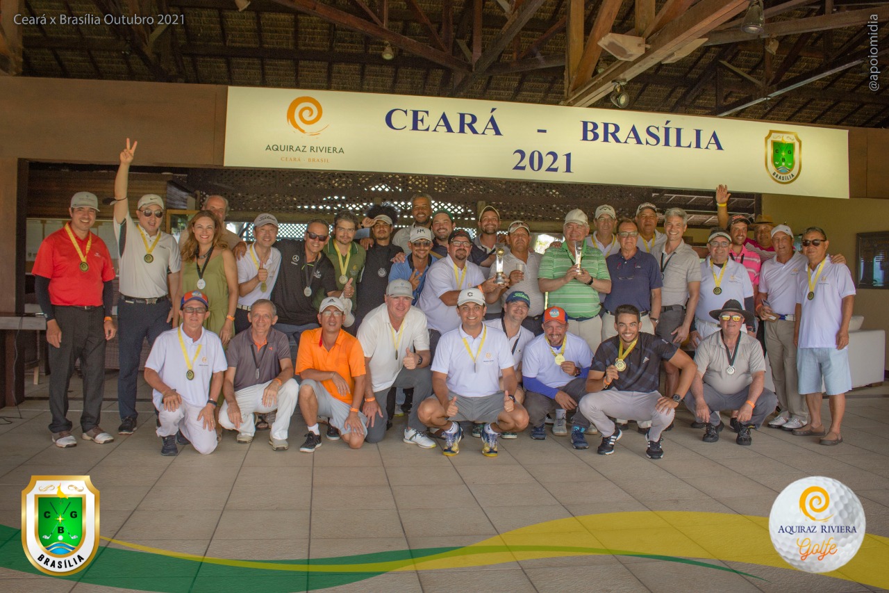Campeões do Desafio de Golfe Ceará X Brasília