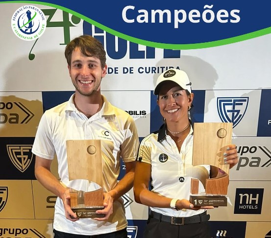 Diego Aragon e Lauren Grinberg são campeões do 74º Campeonato Aberto de Golf “Cidade de Curitiba”