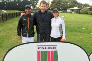 Herik Machado, Nick Faldo e Lauren Grinberg