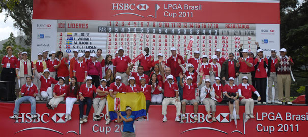 Colombiana Mariajo Uribe vence o HSBC LPGA Brasil Cup