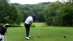 Pedro Nagayama fez hole in one no treino de ontem