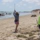 Golfe na praia de Peroba, no Ceará