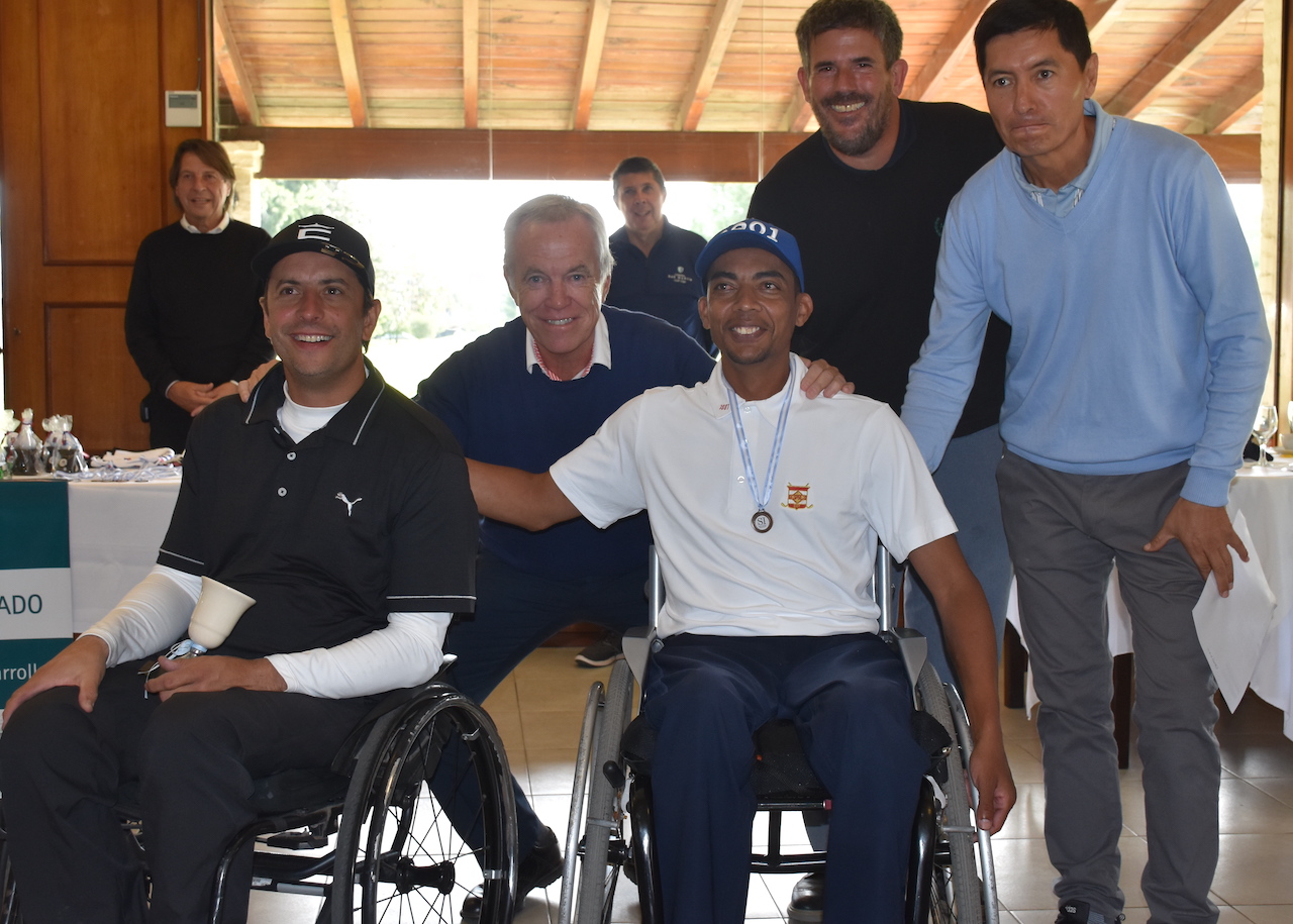 Lucas Oliveira participou da primeira etapa do Ranking Argentino de Golfe Adaptado