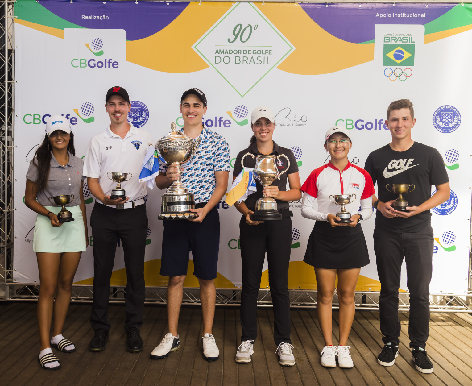 Ulisses de Toledo Jr e Valentina Bosselmann são os Campeões do 90º Campeonato Amador de Golfe do Brasil